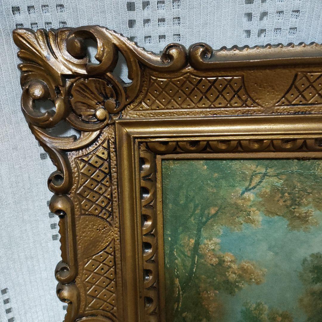 額装 フランス絵画 フランソワ・ブーシェ 「橋」