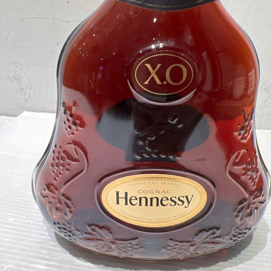 ヘネシー Hennessy XO 黒キャップクリアボトル 700ml ブランデー