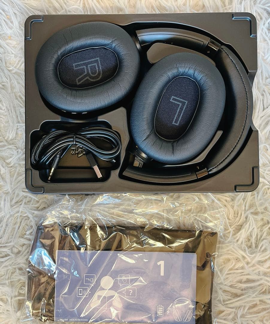 一点限り❣️Ankbit E600ワイヤレスヘッドホンBluetoothブラック