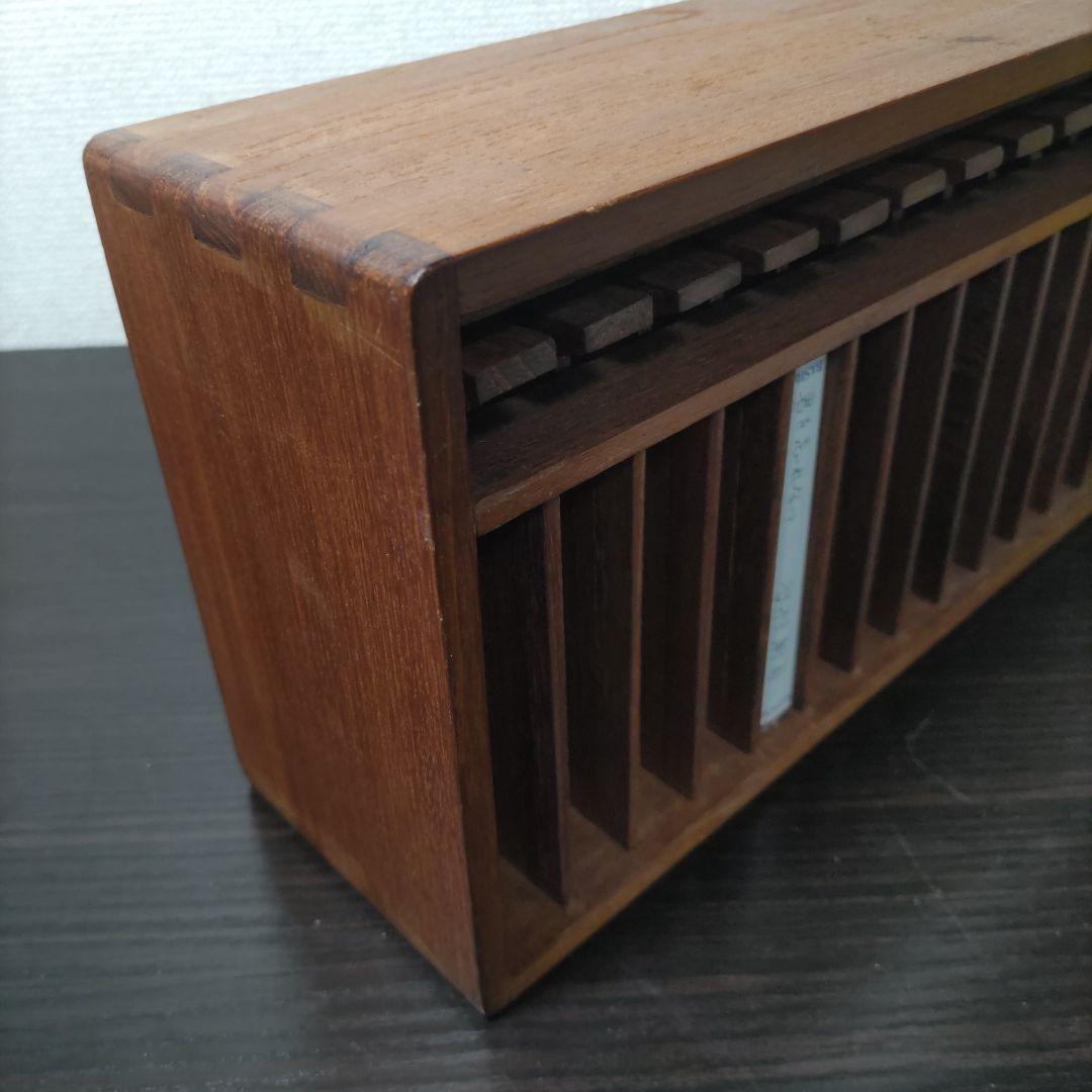 木製 カセットテープ ラック 壁掛け 収納 ミッドセンチュリー モダン