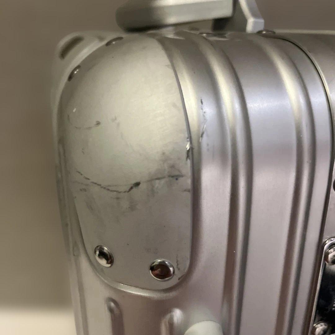 RIMOWAキャリーケース ネイビー メッシュポケット付き