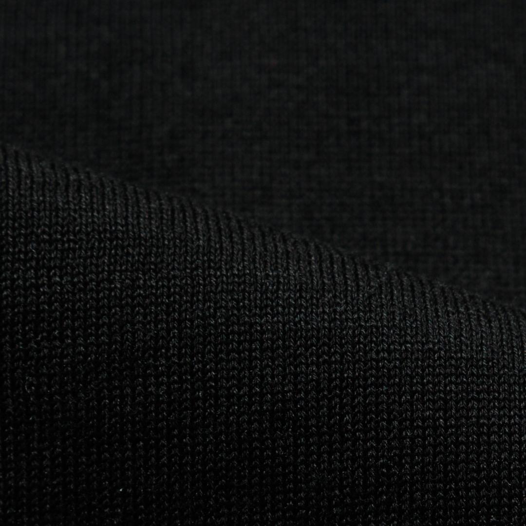 ★新品未使用★Drumohr ドルモア ニットポロシャツ スキッパー 黒 50