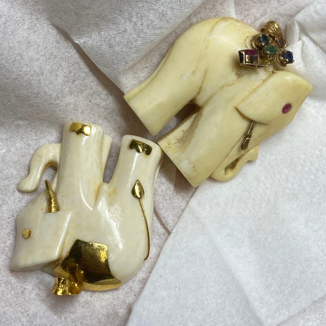 k18/14k585 刻印　極上　アクセサリー　13.9g 東K7-1222ア㉟