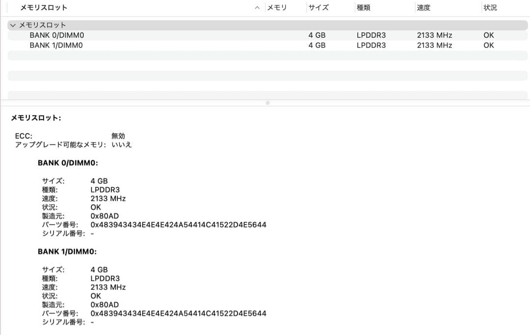 MacBook Pro 2017 13インチ シルバー