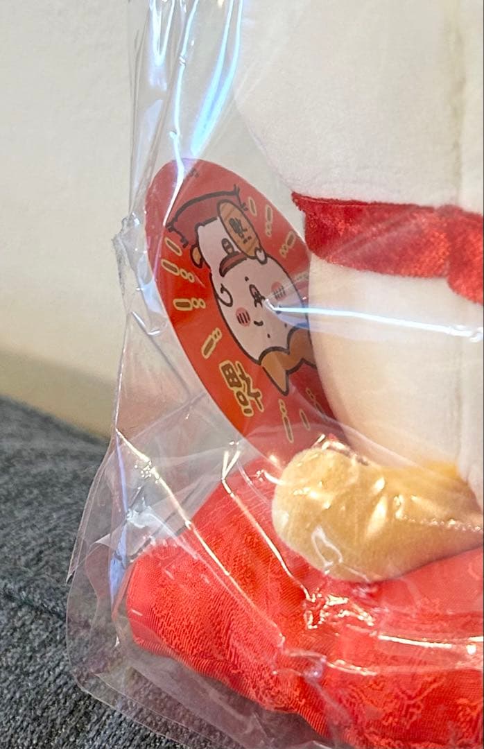 招福！ハチワレぬいぐるみS 【未開封】 招き猫