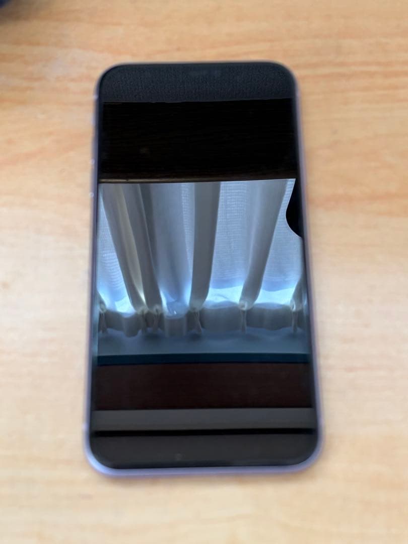 iPhone 11 パープル バッテリー交換済・画面傷無しケース2つ付