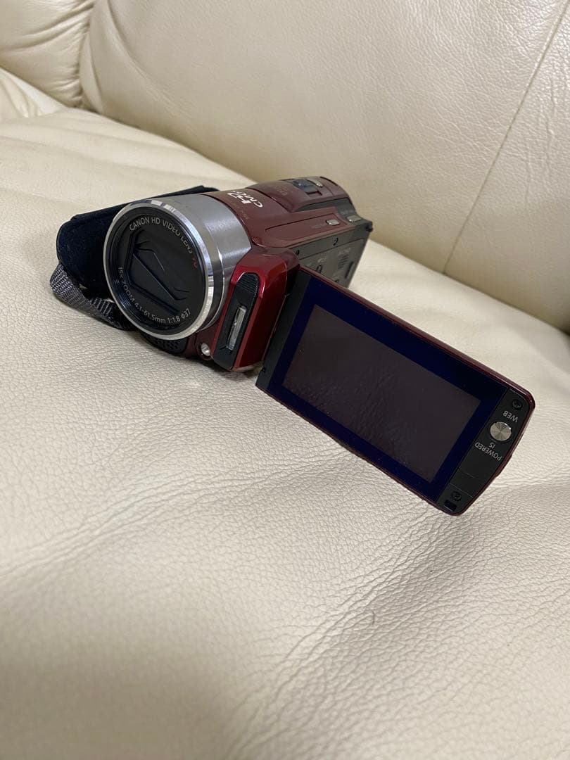 Canon HD ビデオカメラ 本体 レッド
