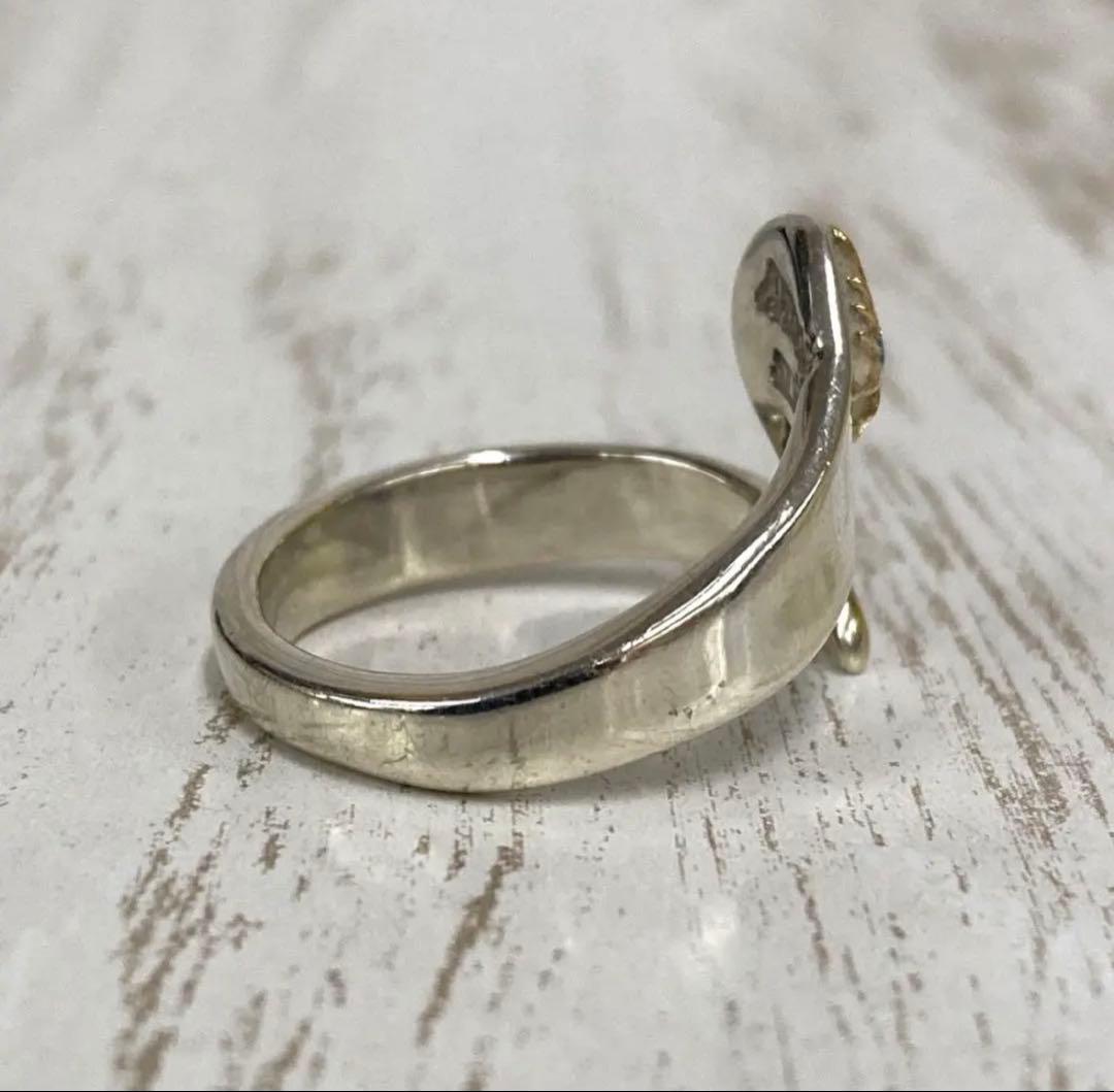 アリゾナフリーダム 唐草 太陽神 ターコイズカスタム リング