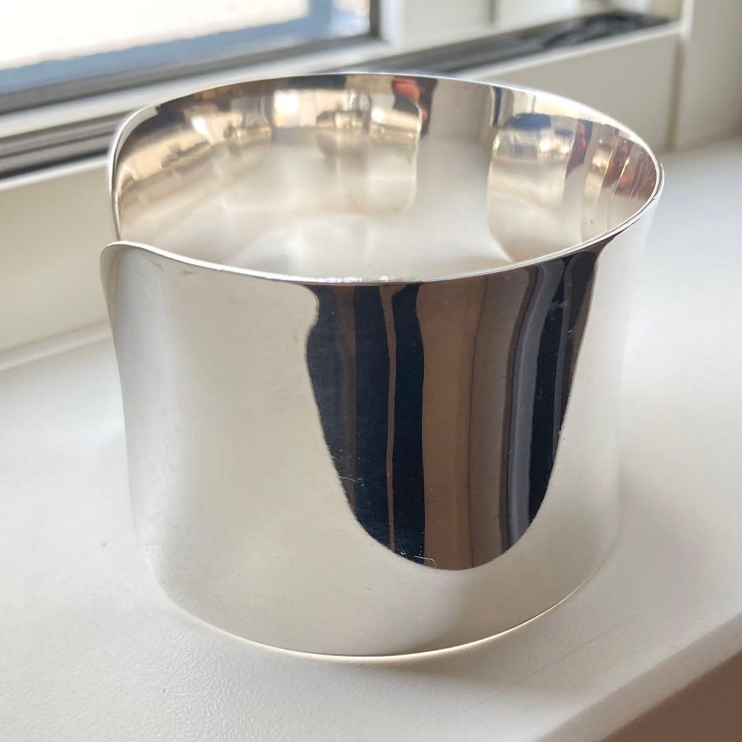 53g シルバー925 プレーン ワイドバングル カフ