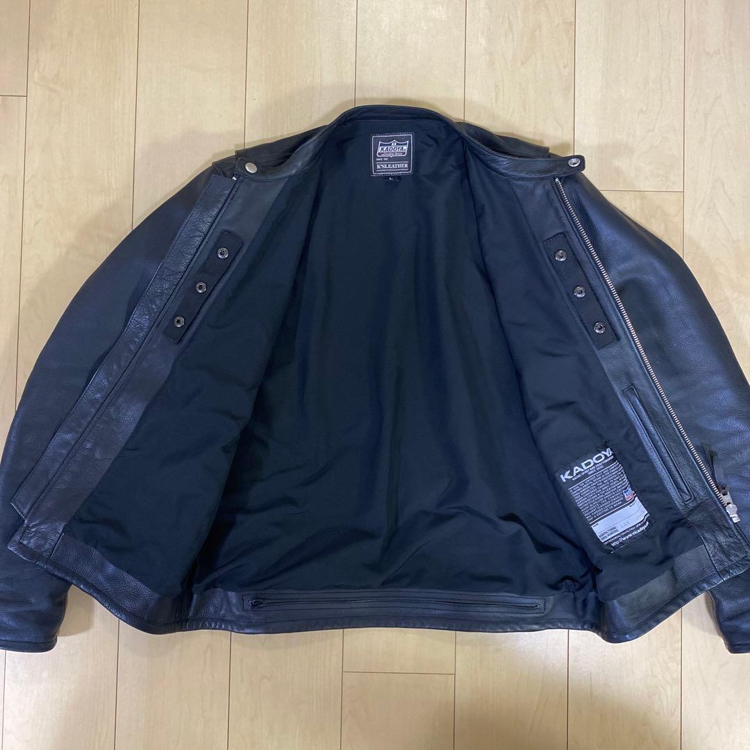 KADOYA レザージャケット　K’S LEATHER　専用メンテオイル付き