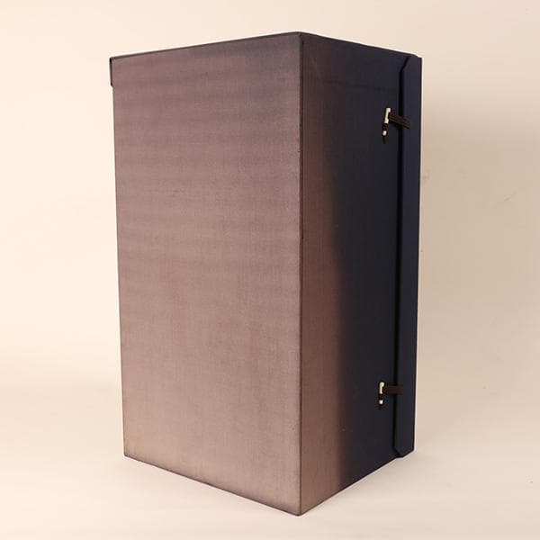 【長橋阿久於　造】　童不動尊　仏師　【陶器置物】