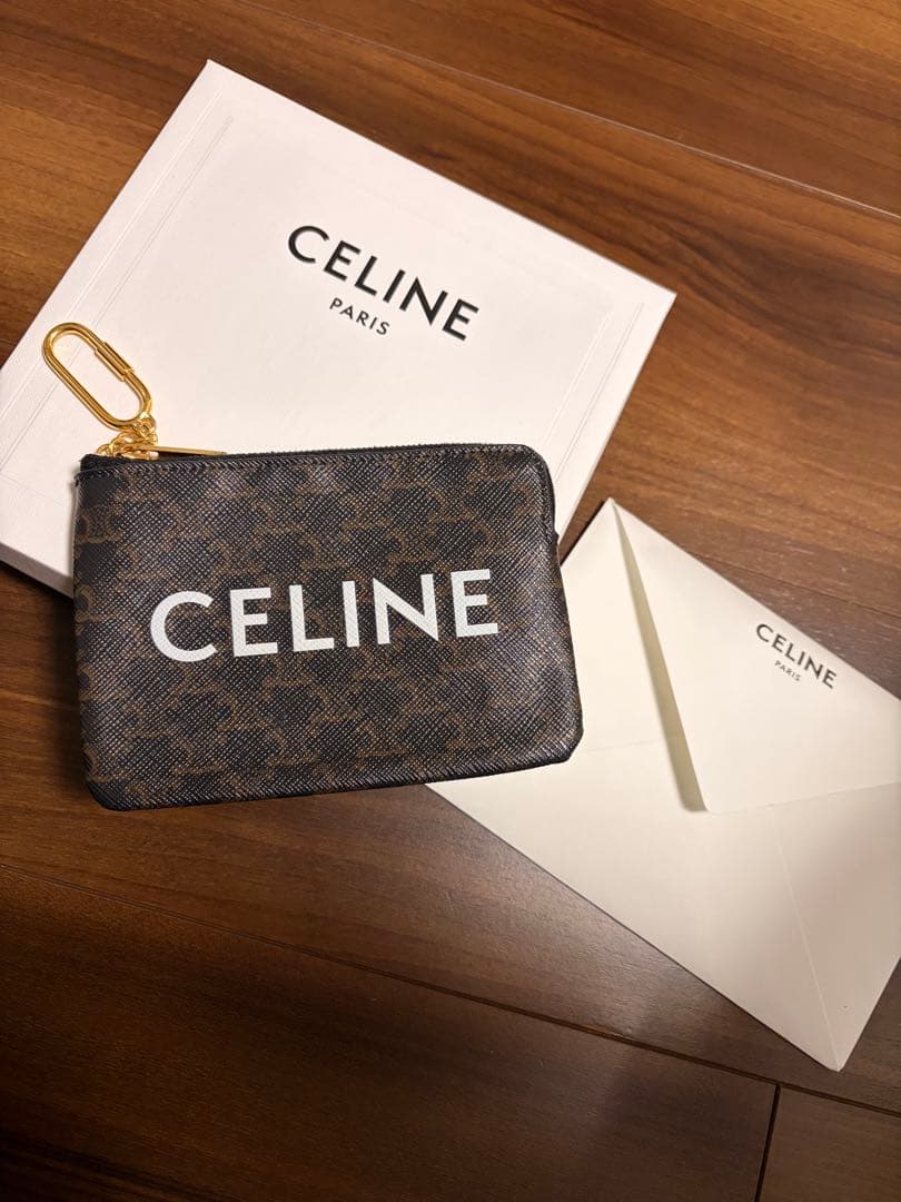 パース / CELINEプリント入りトリオンフキャンバス