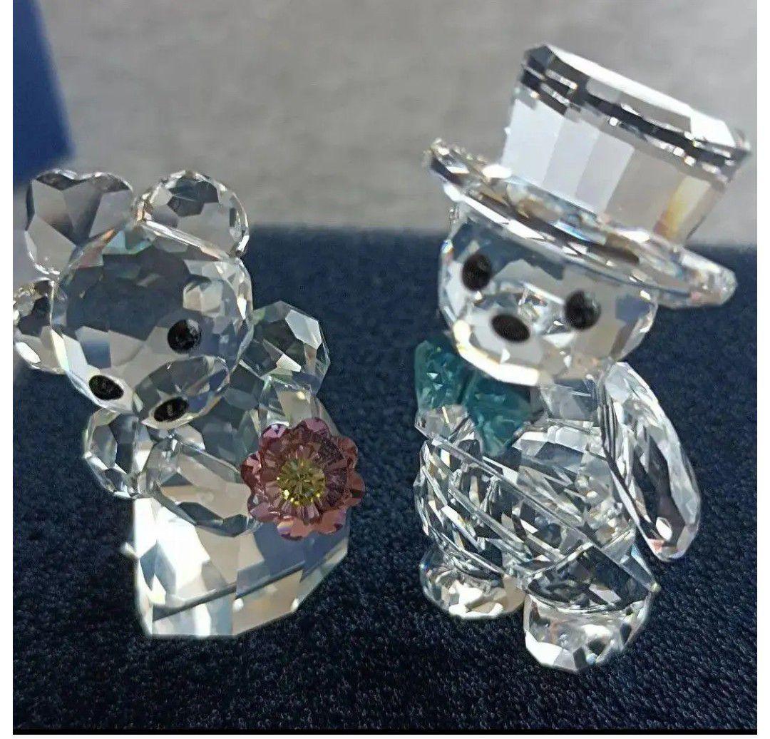 プレゼントに【クリスベア あなたとわたし☘】SWAROVSKI スワロフスキー