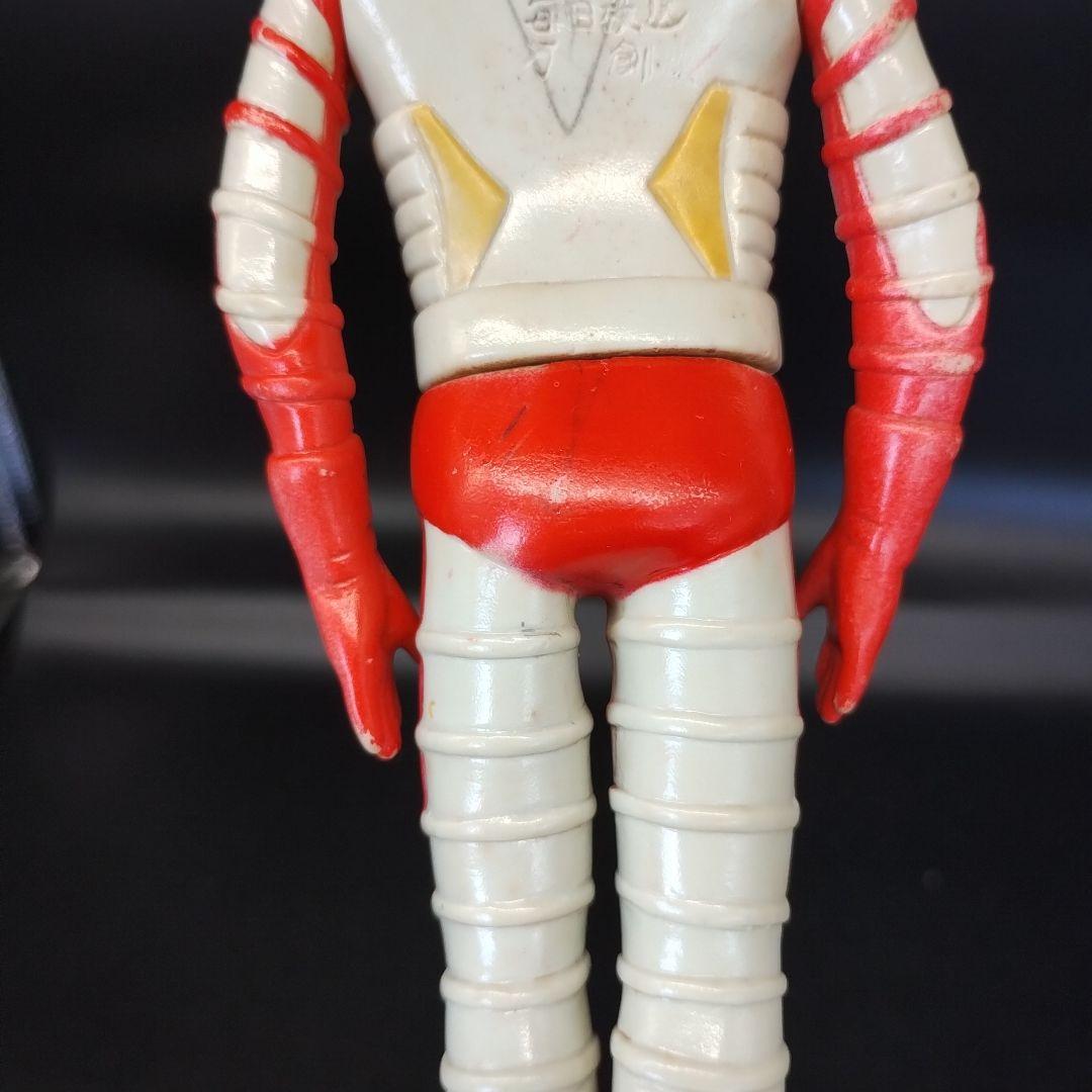 万創　ジャンボーグエース　当時物　美品　昭和レトロソフビ 希少　約20cm