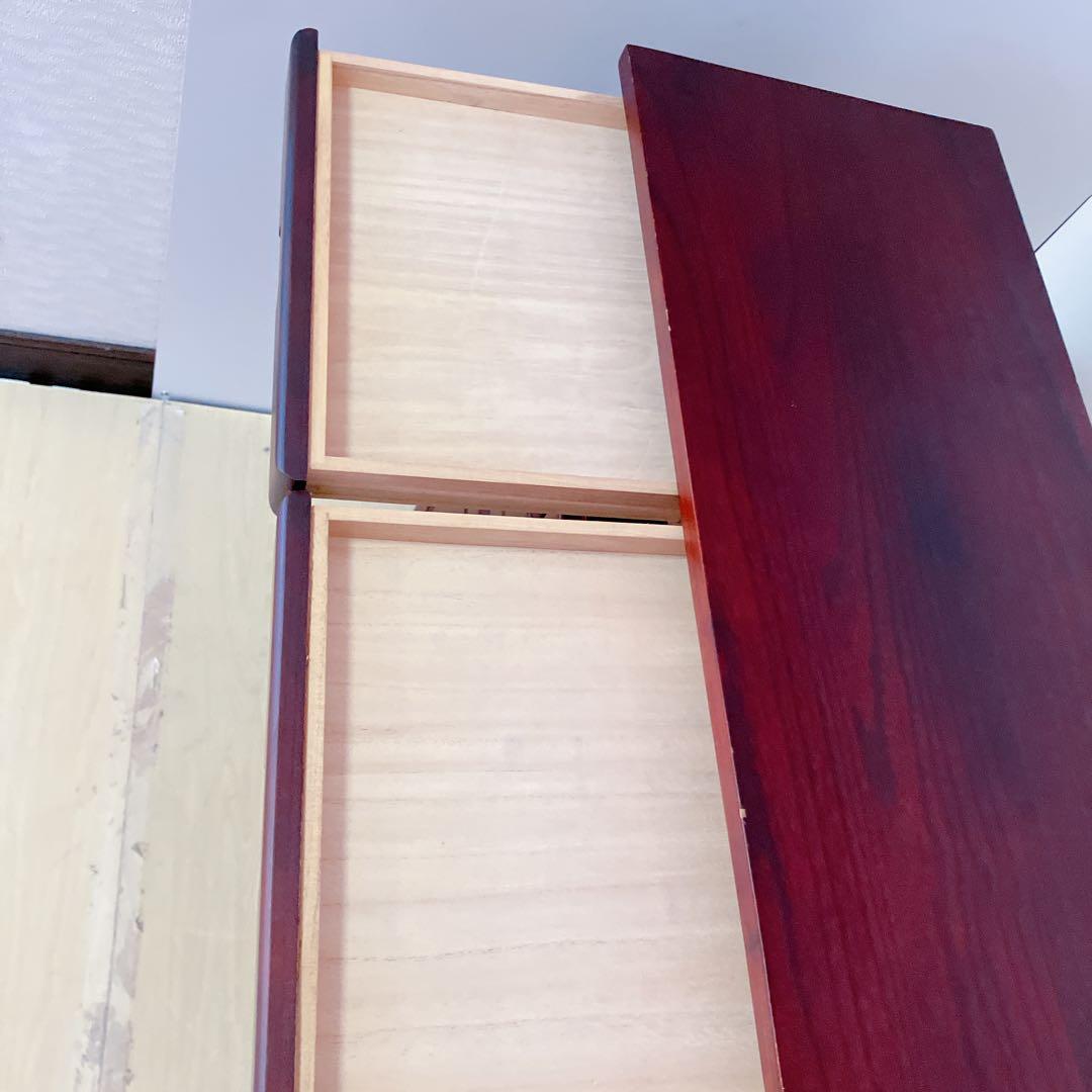 電話台　FAX台　キャビネット　12引き出し　2トビラ　サイドチェスト