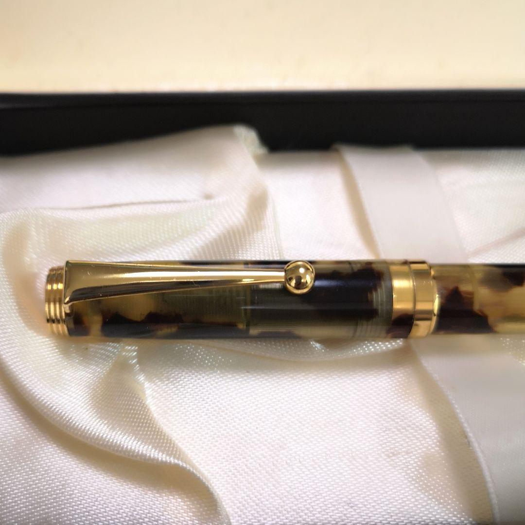 セルロイドペン スケルトン万年筆 加藤製作所 Hand Crafted 絶版