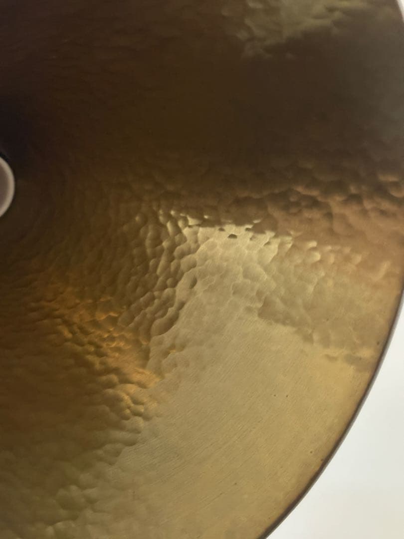 FUTSGAMI ペンダントランプ 円錐 鍛金 黒ムラ