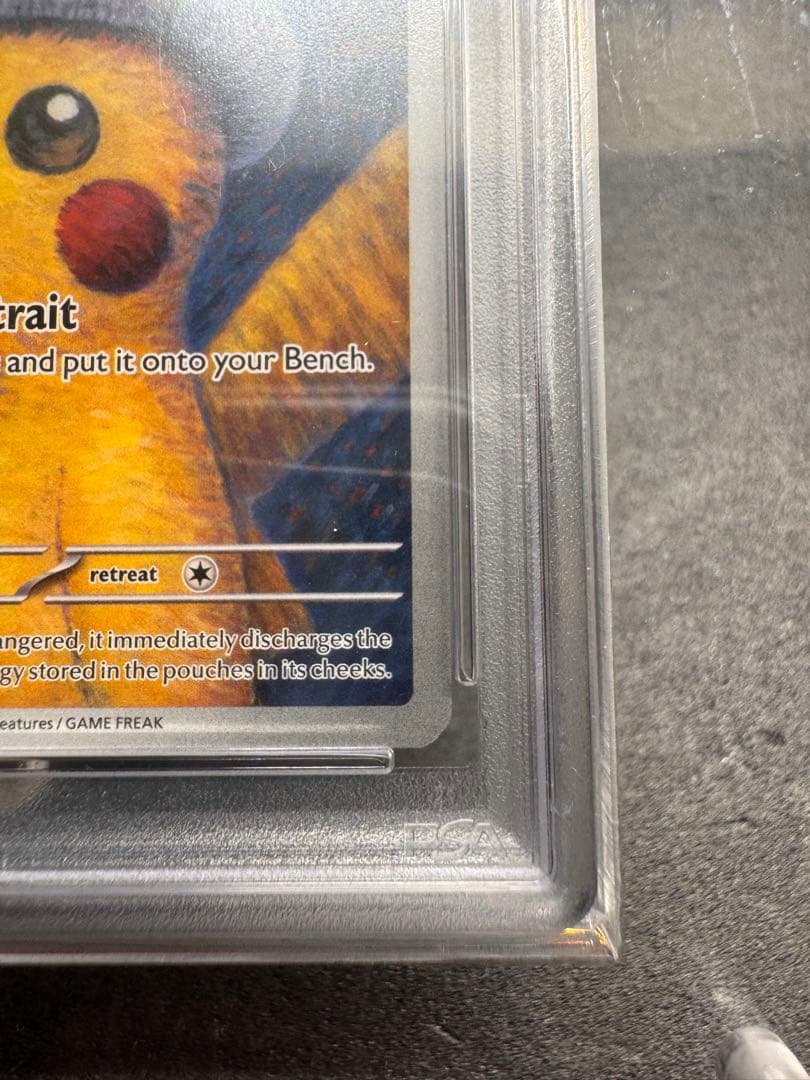 【極美品】ゴッホピカチュウPSA10 激厚ガラスケース付き❗️防湿庫管理❗️