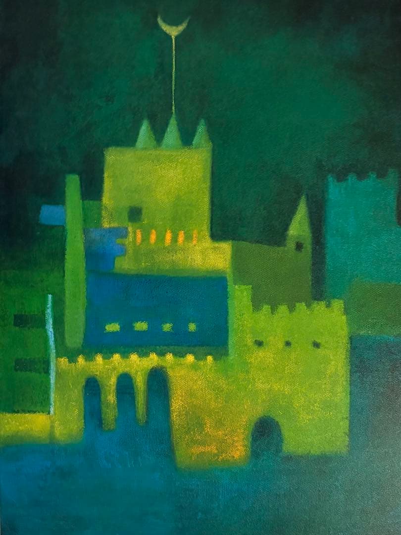 樋口匡子　版画　『The night country』　絵画