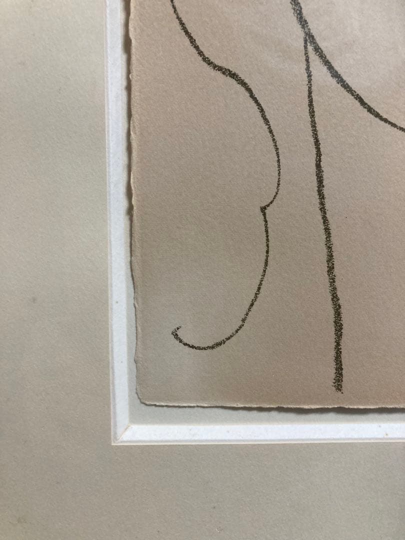 【真作】アンリ・マティス「女性の肖像」リトグラフ 版画 絵画 抽象画