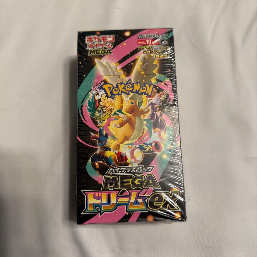 ポケモンカードゲーム MEGAドリームEX 新品未開封　シュリンク付き