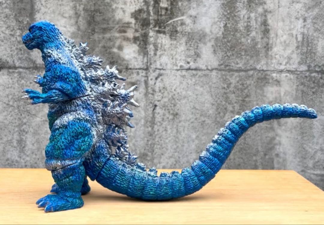 ドリームプラネット 1984 ゴジラ ソフビキット ブルー