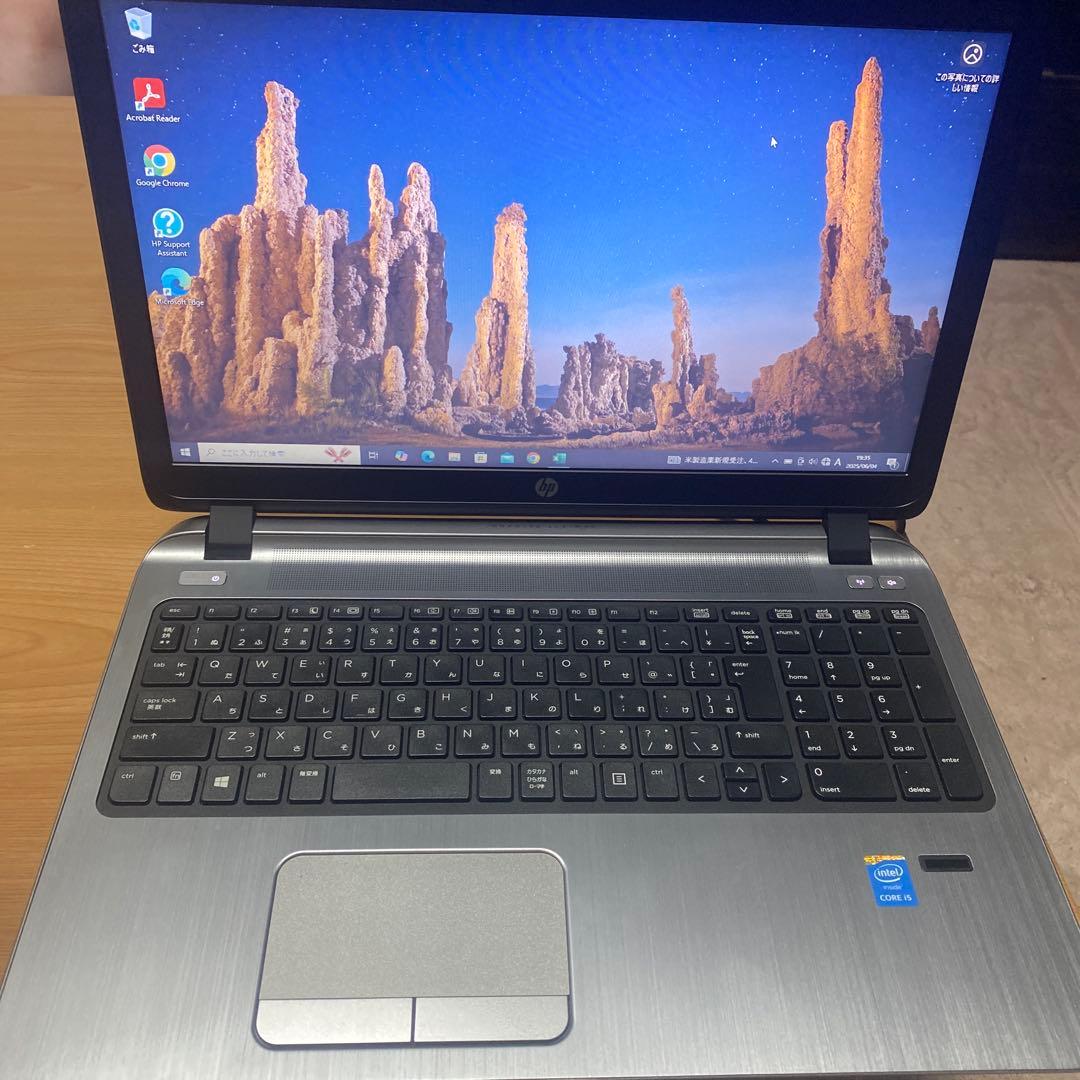 【Office 2019付き】新品SSD512GB換装 超速ノート hp製 美品