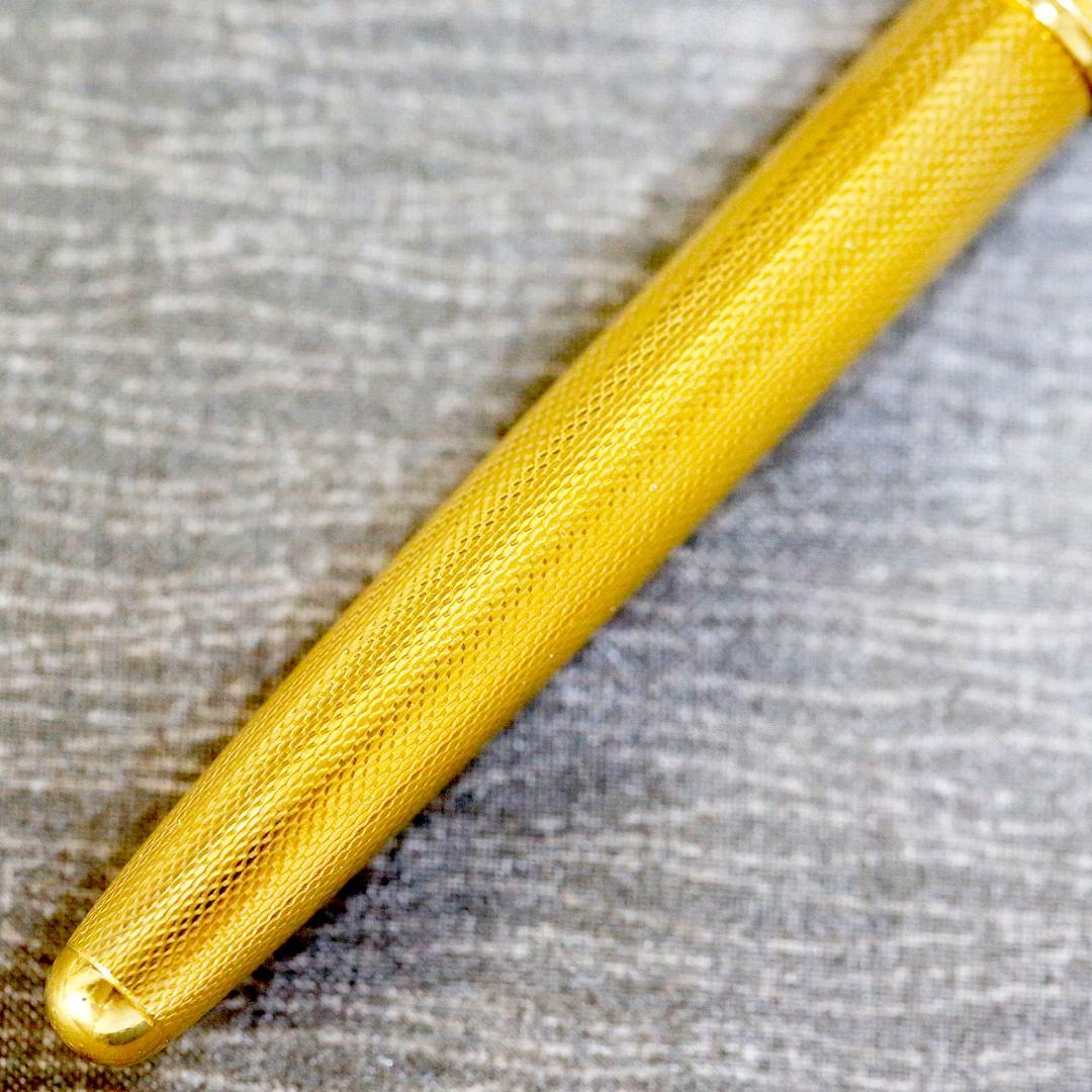 【極美品 送料込み】モンブラン 万年筆 １４４４ バーレイ ゴールド マイスター