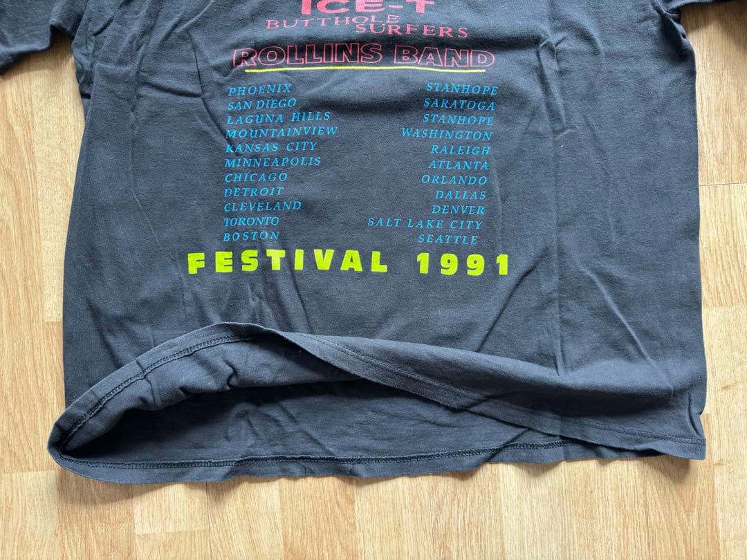 Lollapalooza 91 vintage T shirt ロラパルーザ