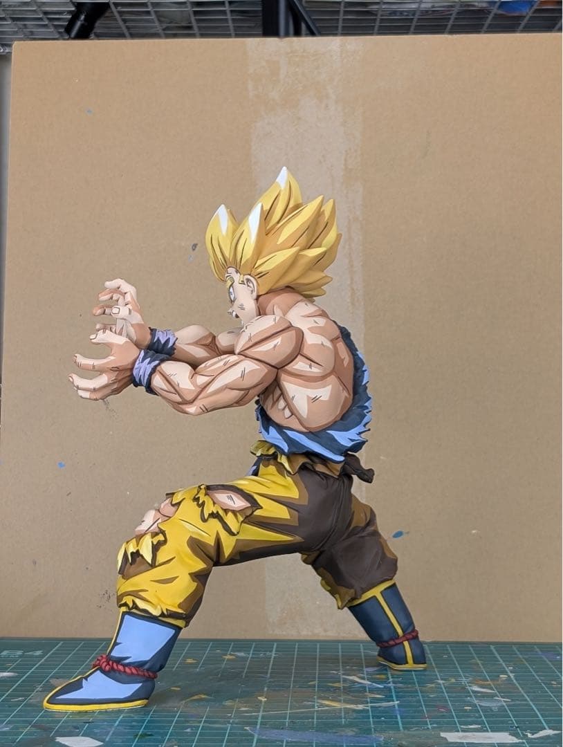 ドラゴンボールレジェンズ 超サイヤ人　孫悟空 フィギュア二次元彩色2Dリペイント