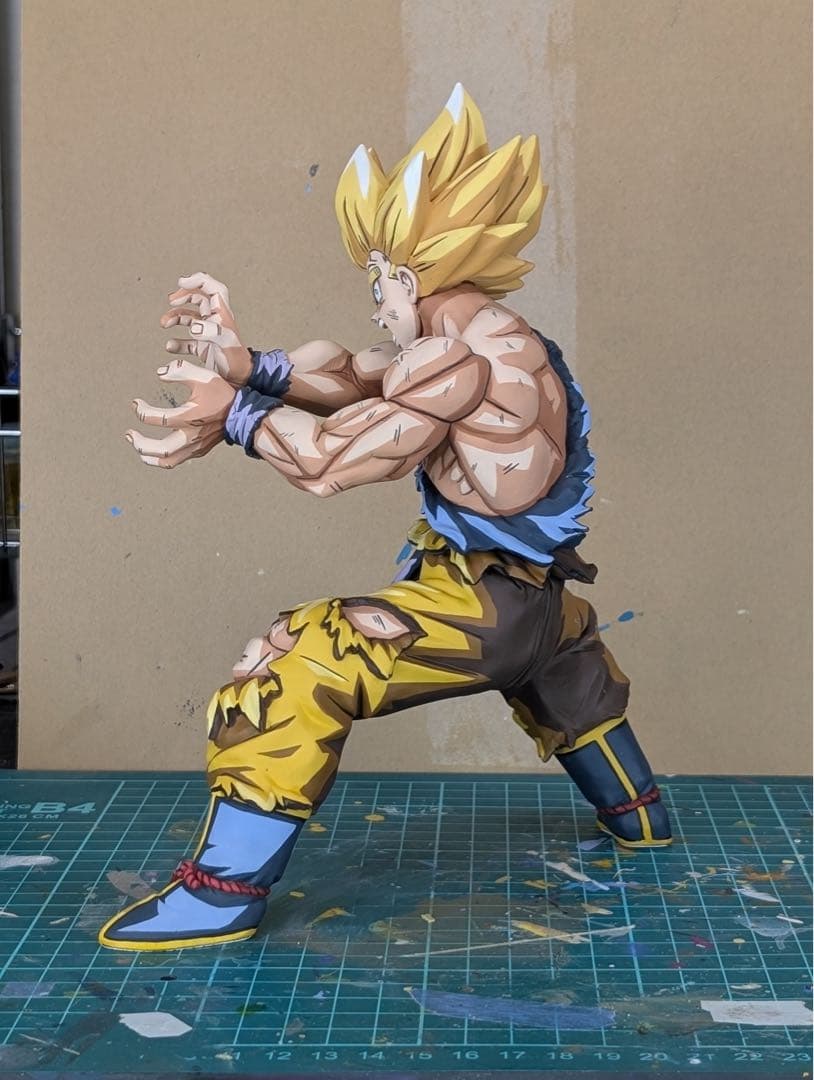 ドラゴンボールレジェンズ 超サイヤ人　孫悟空 フィギュア二次元彩色2Dリペイント