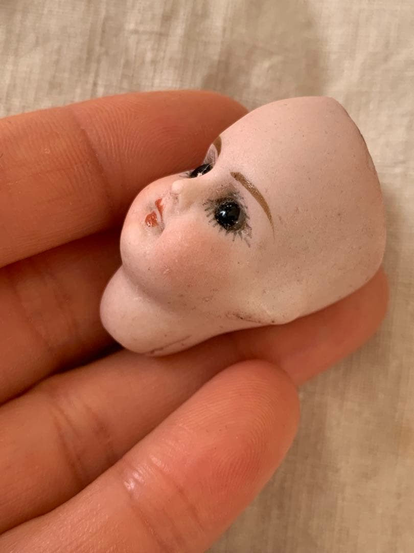 フランスアンティーク フレンチミニョネット ビスクドール ヘッド③