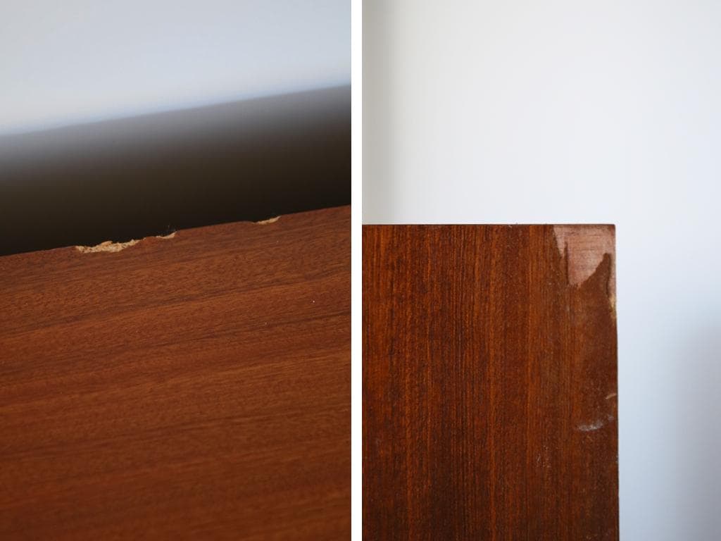 英国アンティークチーク古木キャビネット/木製本棚/食器棚/飾り棚(92-41)