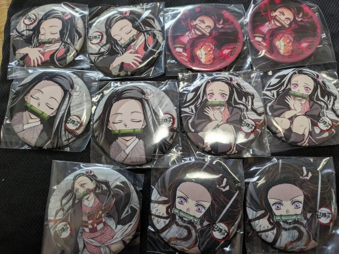鬼滅の刃 缶バッジ アイキャッチ 幕間画 全集中展 禰豆子 11個セット
