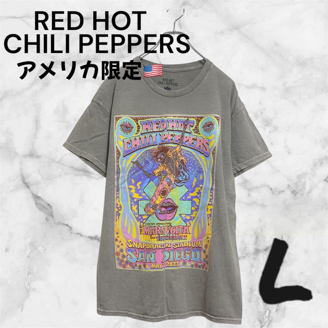 激レア レッチリ×マーズ 2023年サンディエゴ限定ライブTシャツ Lサイズ