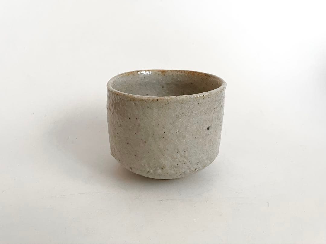 陶芸家　テーラー　上口愚朗　茶碗　志野 志埜　共箱　川喜田半泥子