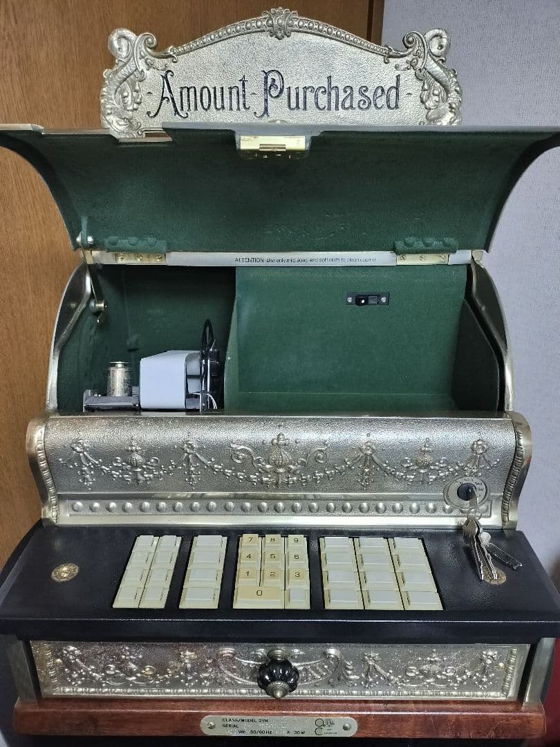 アンティークレジスター レジスター レジ 店舗計器 金庫 美容室 床屋 店舗