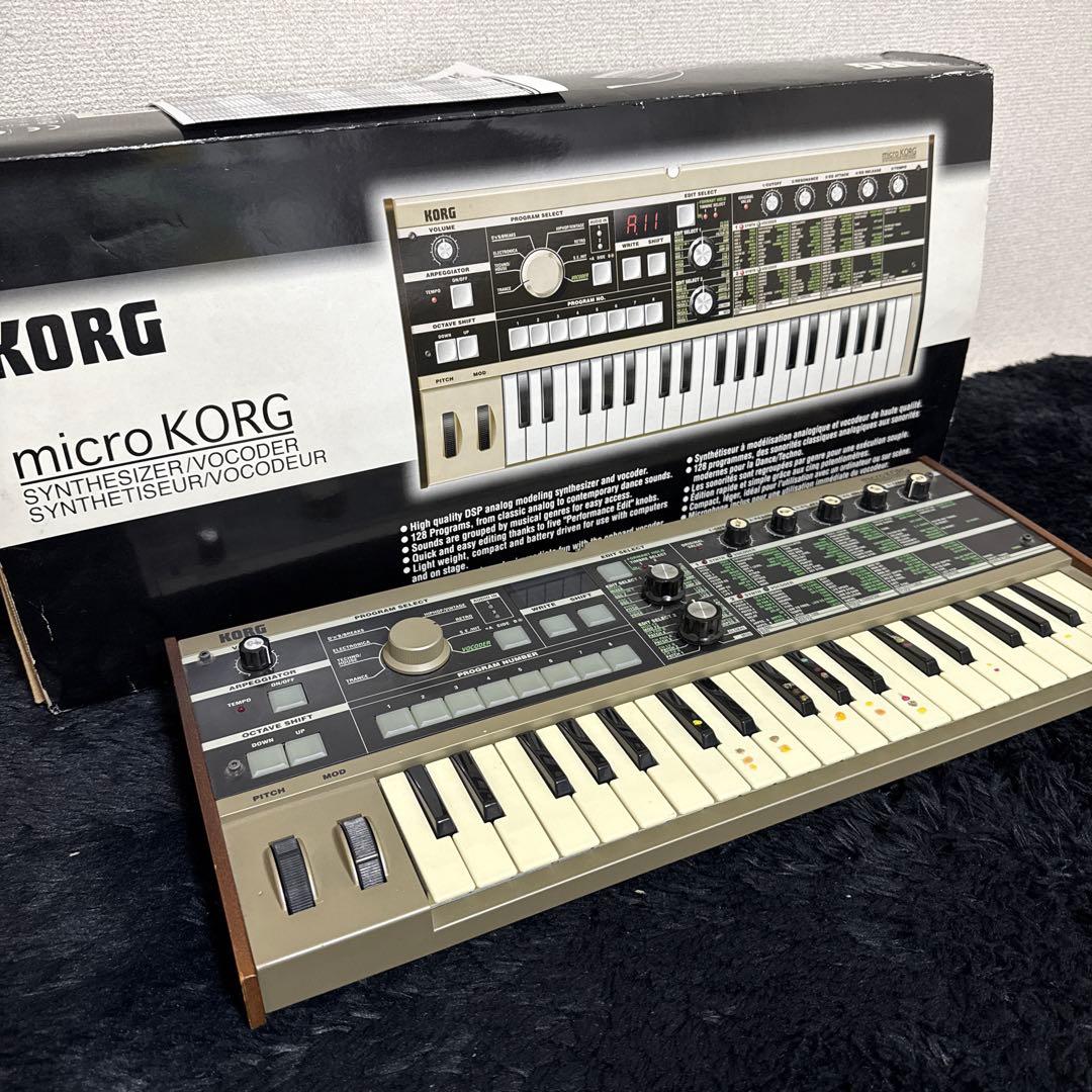 ビンテージ KORG MICROKORG シンセサイザー ミニ 箱付き レア