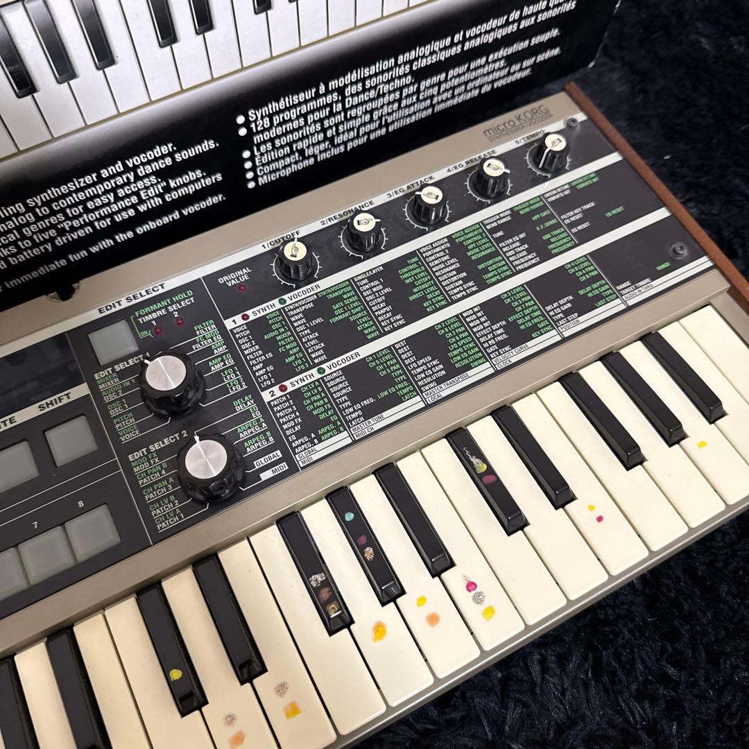 ビンテージ KORG MICROKORG シンセサイザー ミニ 箱付き レア