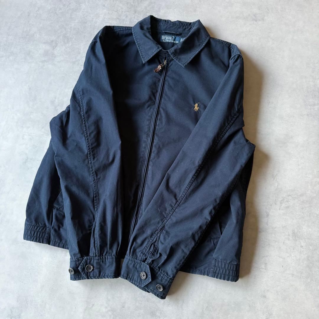90s Polo Ralph Lauren スウィングトップ ブルゾン ネイビー