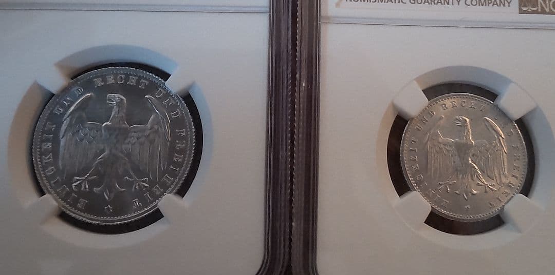 ✨2枚セット！NGC MS65 1923A 独200、500マルク✨