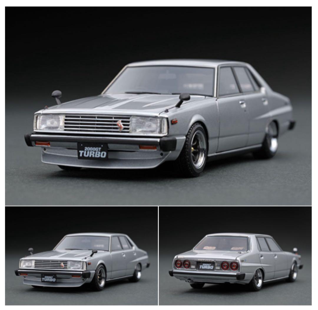 イグニッションモデル　1/43 スカイライン GT-EL (C211) シルバー