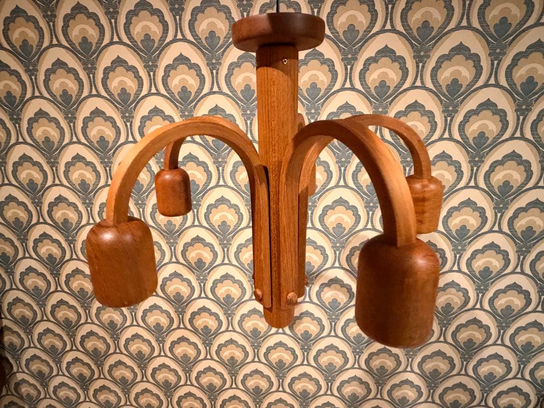 Domus ドムス 5灯 シャンデリア 照明 ヴィンテージ ヤマギワ 北欧