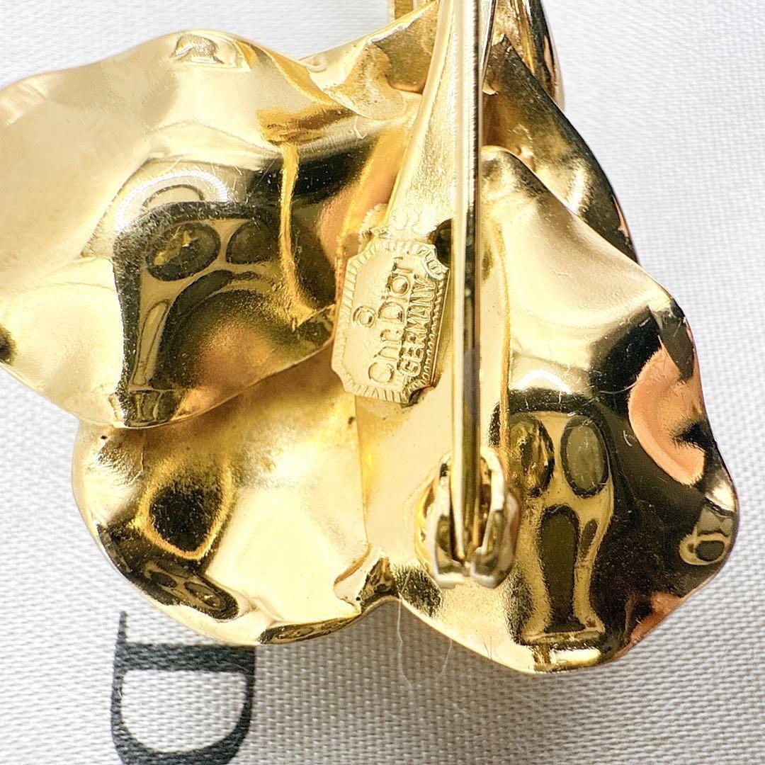2575 Germany製✨Dior　ブローチ　CD　ロゴ　希少　刻印