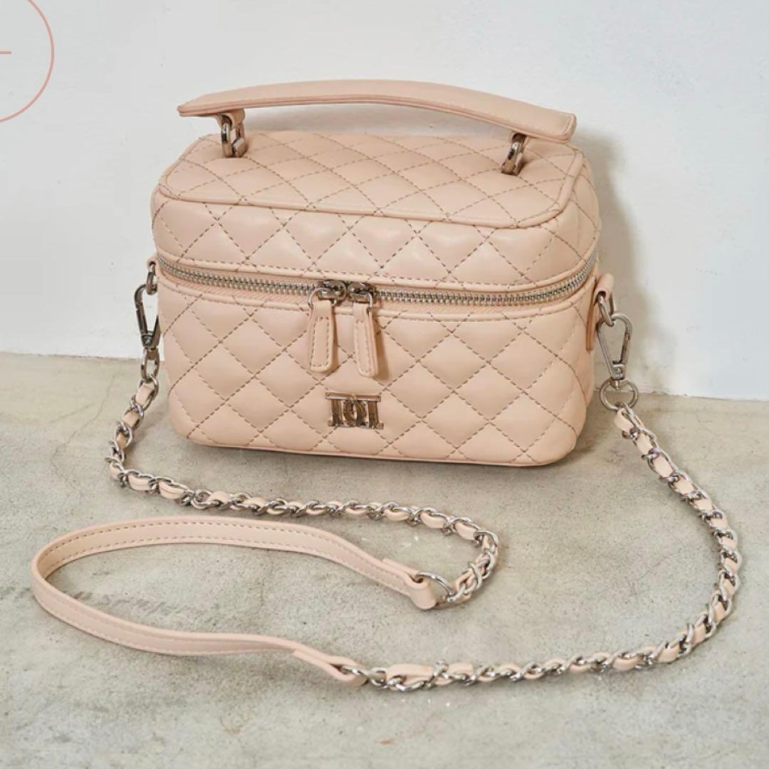 Darich キルティングショルダーミニバッグ ベージュ