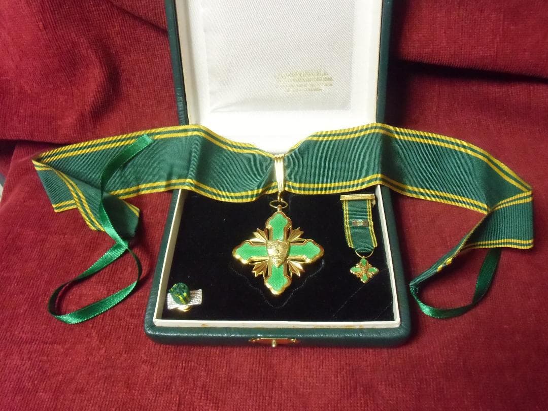 ＣＯコロンビア＊セント　カルロス十字勲章＊コマンダー級（実物）