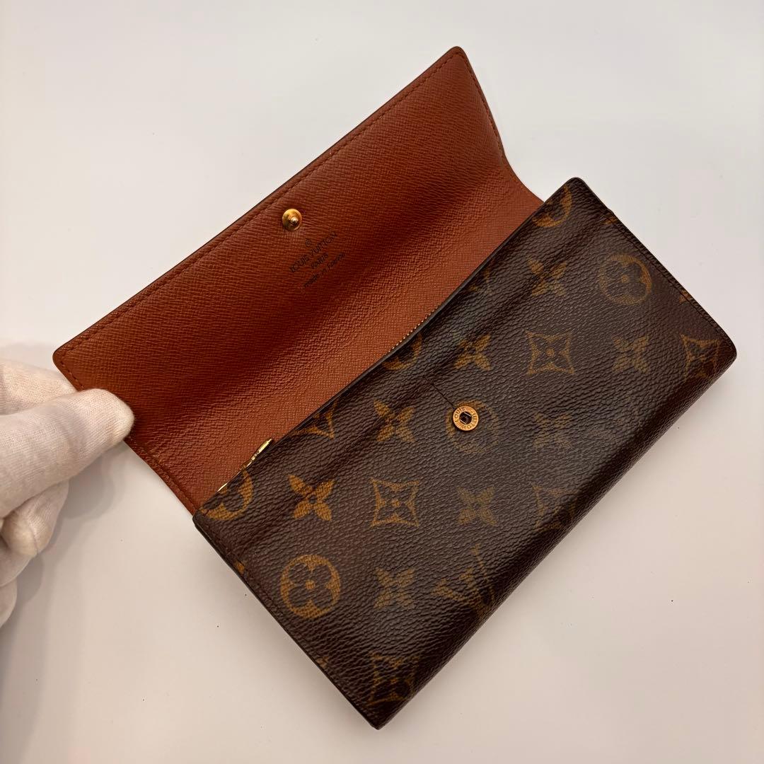 ✨鑑定済み✨ルイヴィトン✨ポシェット ポルトモネ クレディ 長財布 モノグラム