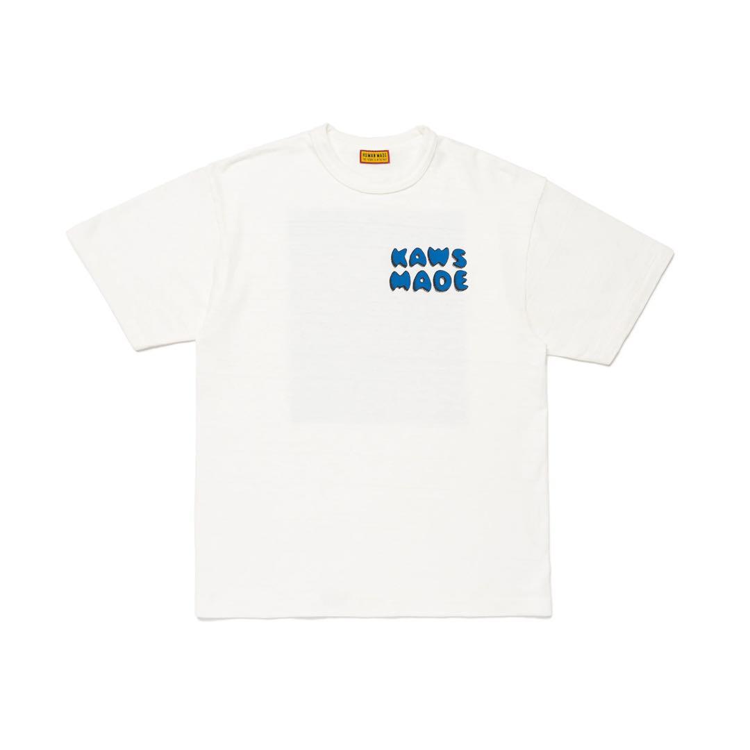 KAWS GRAPHIC T-SHIRT #2 ホワイトSサイズ