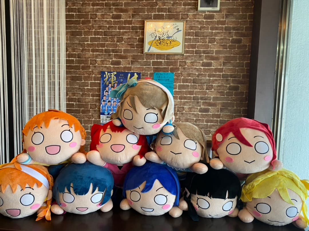 ラブライブサンシャインなどのぬいぐるみでーす！