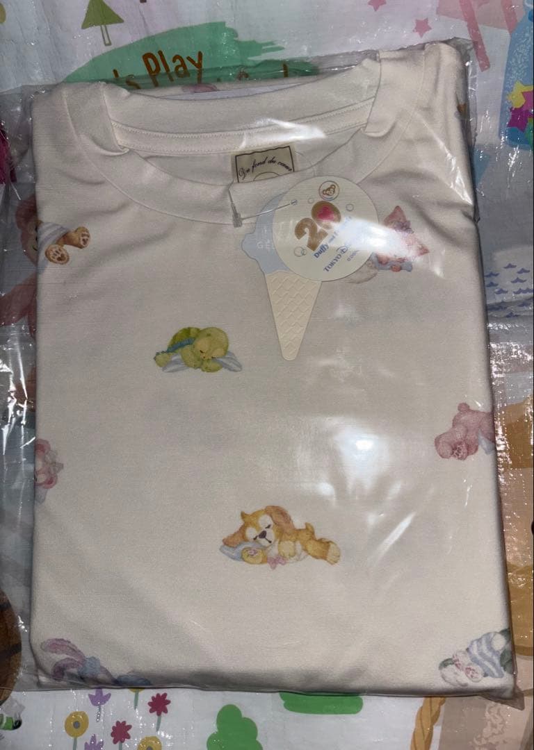 【ワンピース】 ディズニー ジェラートピケ ダッフィー 20周年 総柄